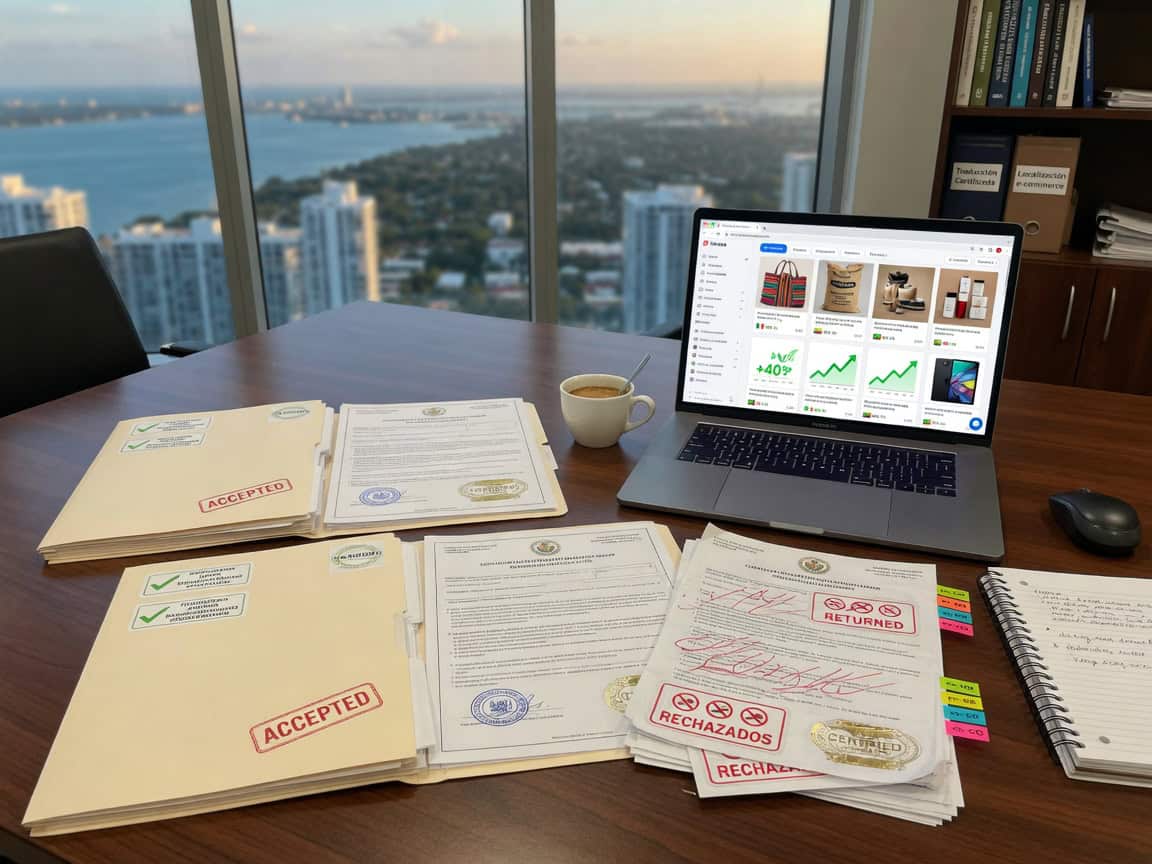 Traducción Certificada USCIS: Aceptada Florida Latinoamérica Rechazos